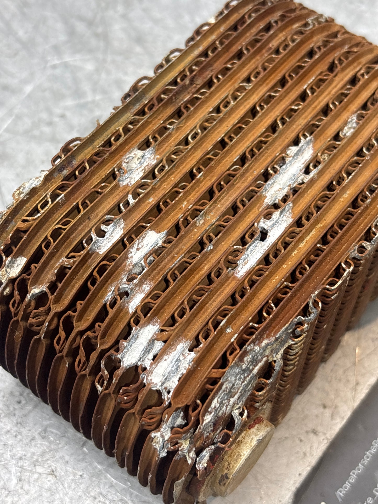 Porsche 924S 944 oil-water radiator, oil cooler 94410716501 used