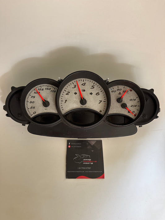 Porsche Boxster S 986 Dash Clocks Instrument Cluster Speedo MPH, spares or repairs 98664111700