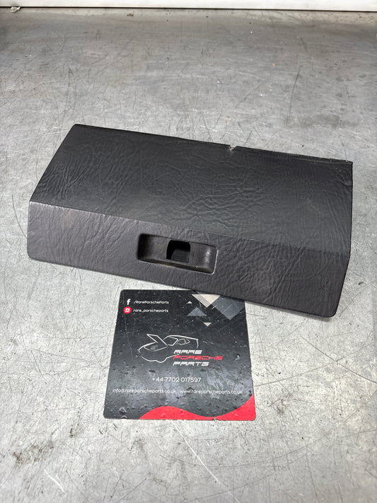 Porsche 924 944 Black glovebox lid, used 477857123