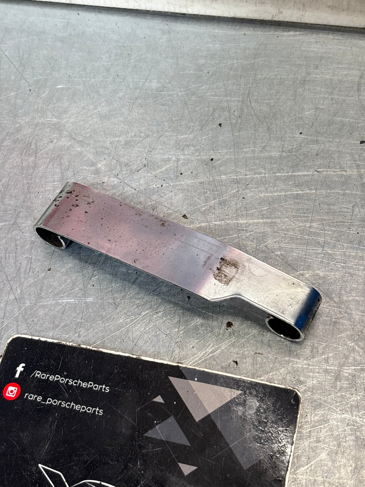 Porsche 924S 944 968 timing belt securing bracket, used 94410521301