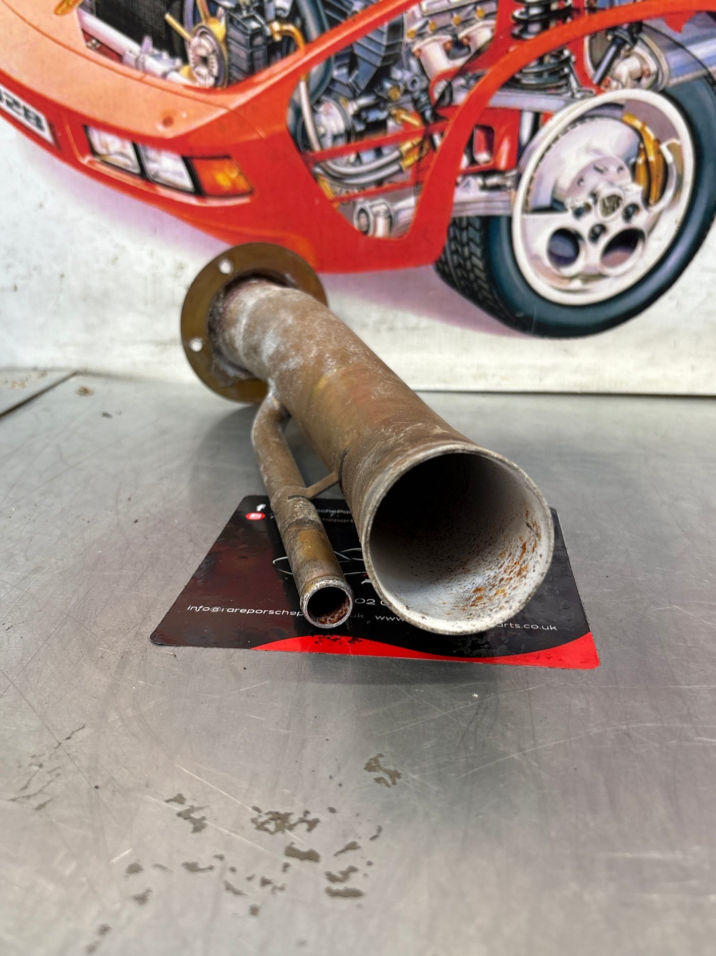 Porsche 924 76-79 fuel filler neck, 477201129B C used