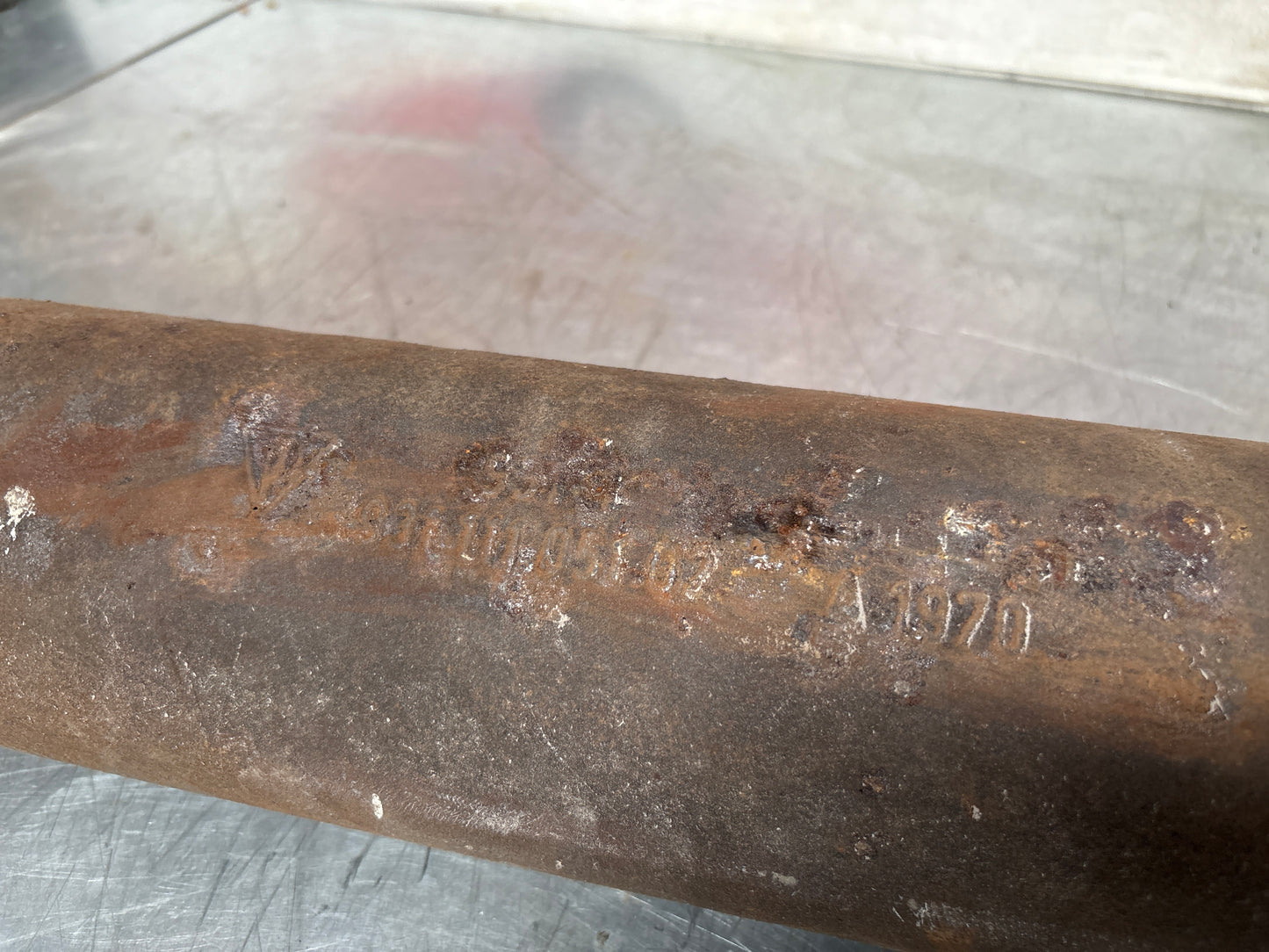 Porsche 924 Turbo Down Pipe, middle section, used 93111105102