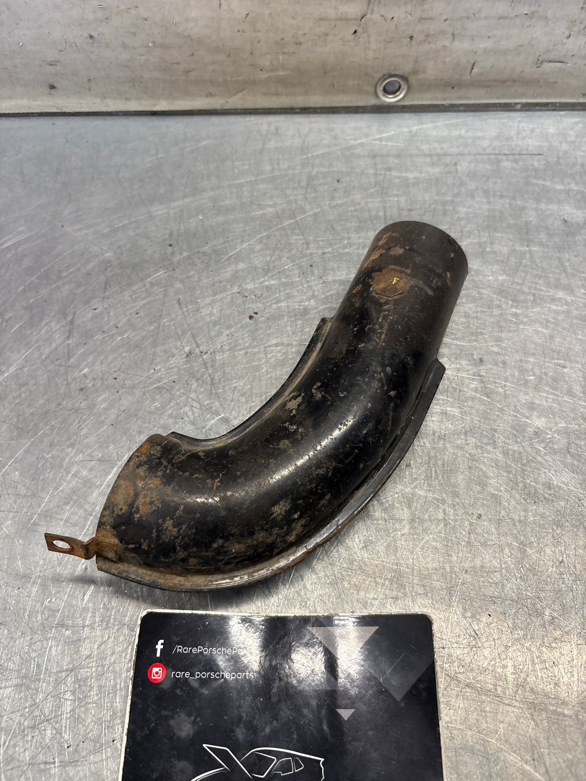 Porsche 914 right side hot air manifold, for spares or repair PCG256332GRV