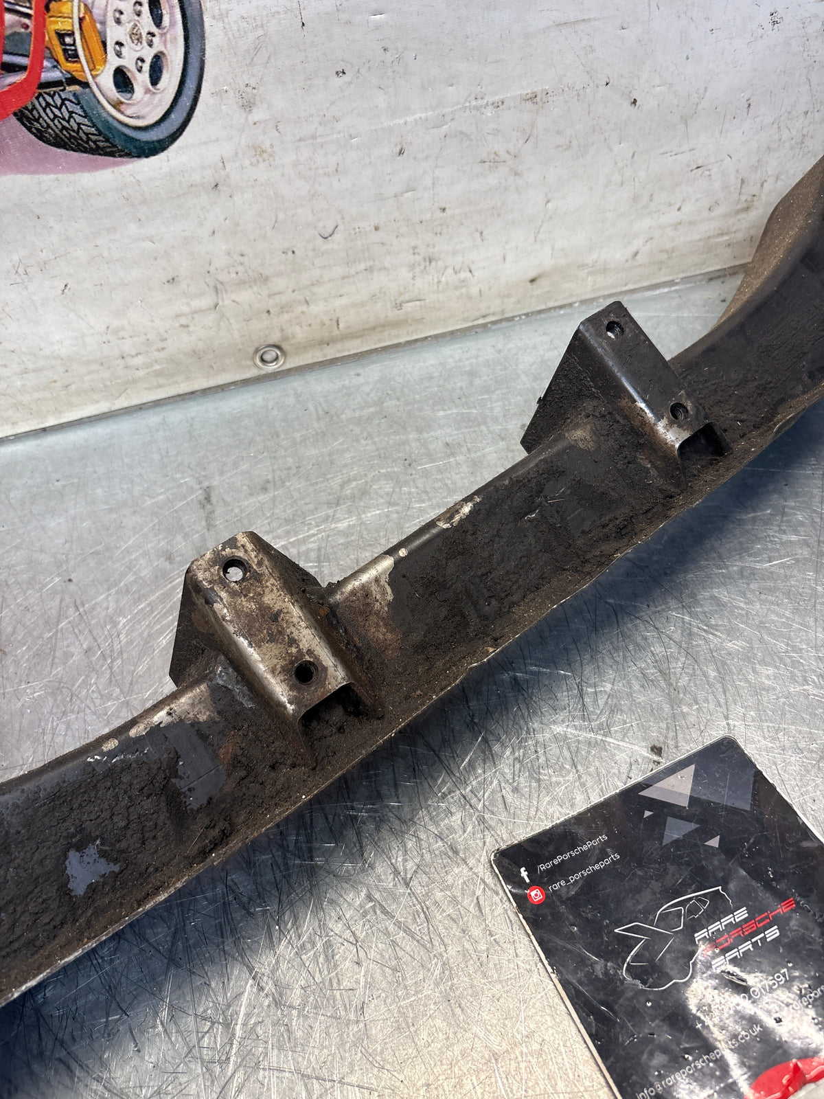 Porsche 924 engine cross member, used 477407321J