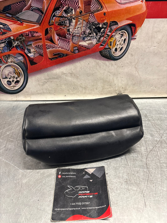 Porsche 928 rear right seat centre cushion, leather, blue, used 92852208851