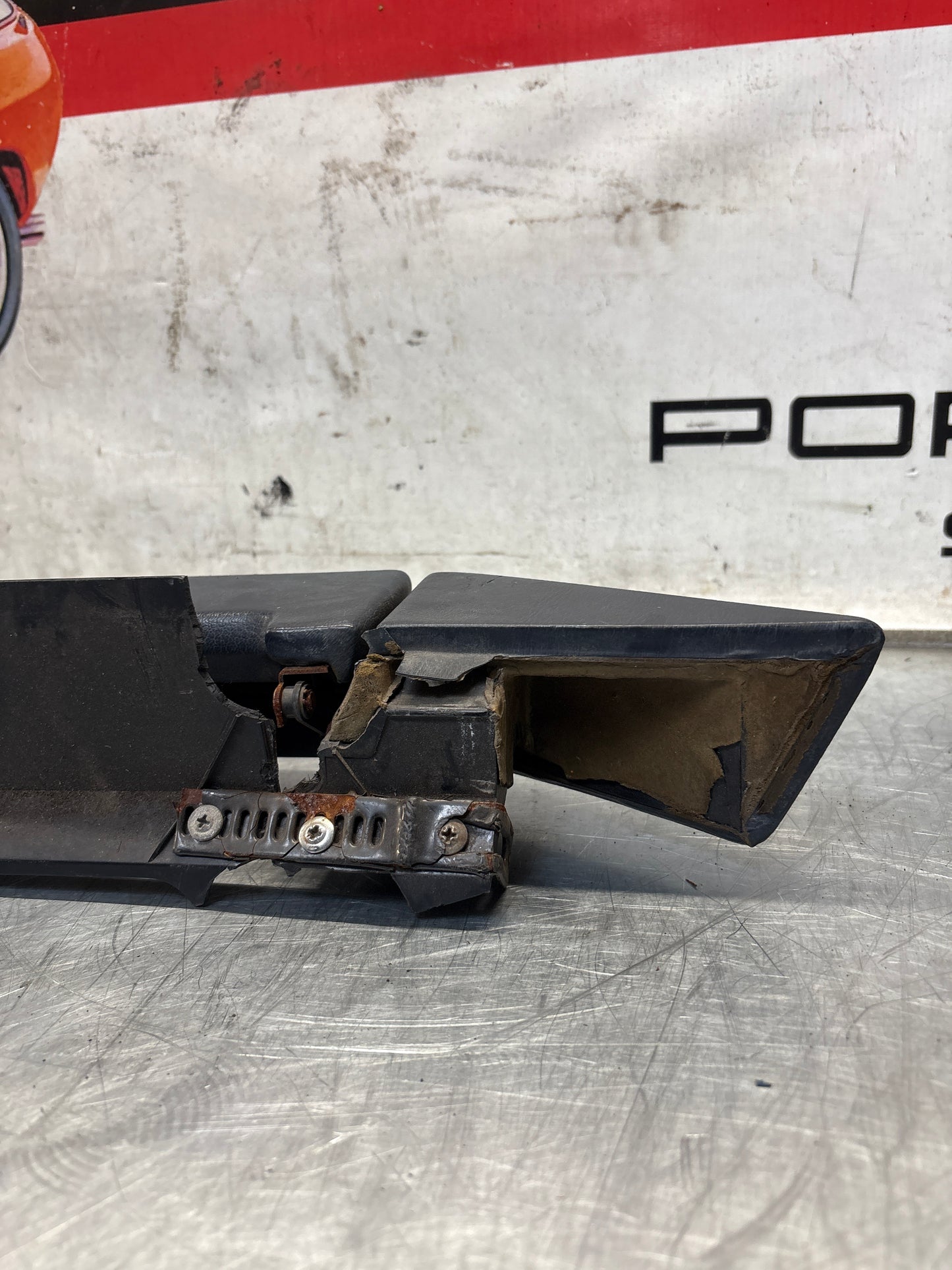 Porsche 928 blue door armrest, left, off side, 92855510103, used