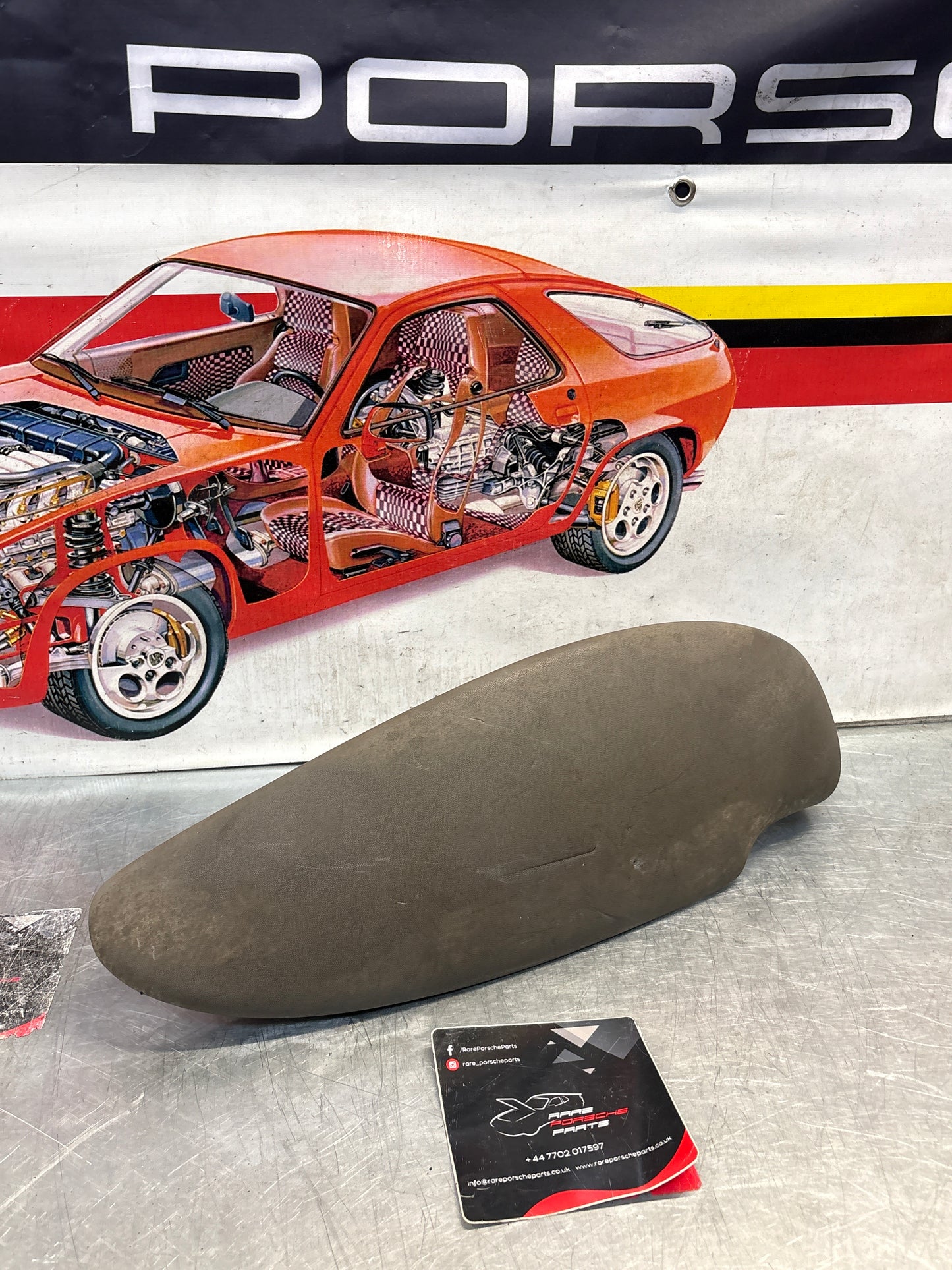 Porsche 911 996 dasboard cluster trim, used, grey 99655205902