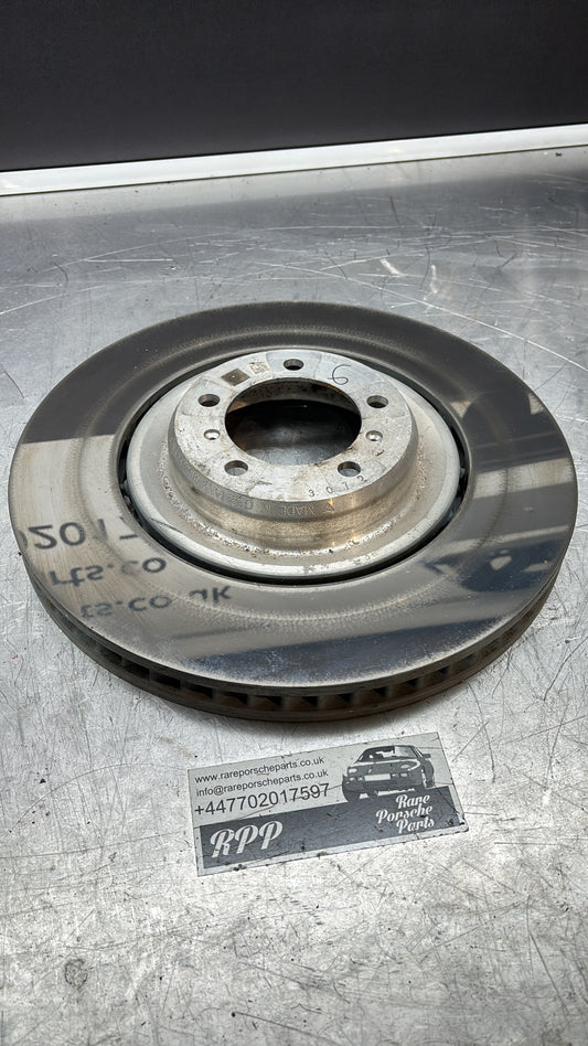 Rotore freno a disco anteriore sinistro Porsche Taycan 9J1615301B, usato