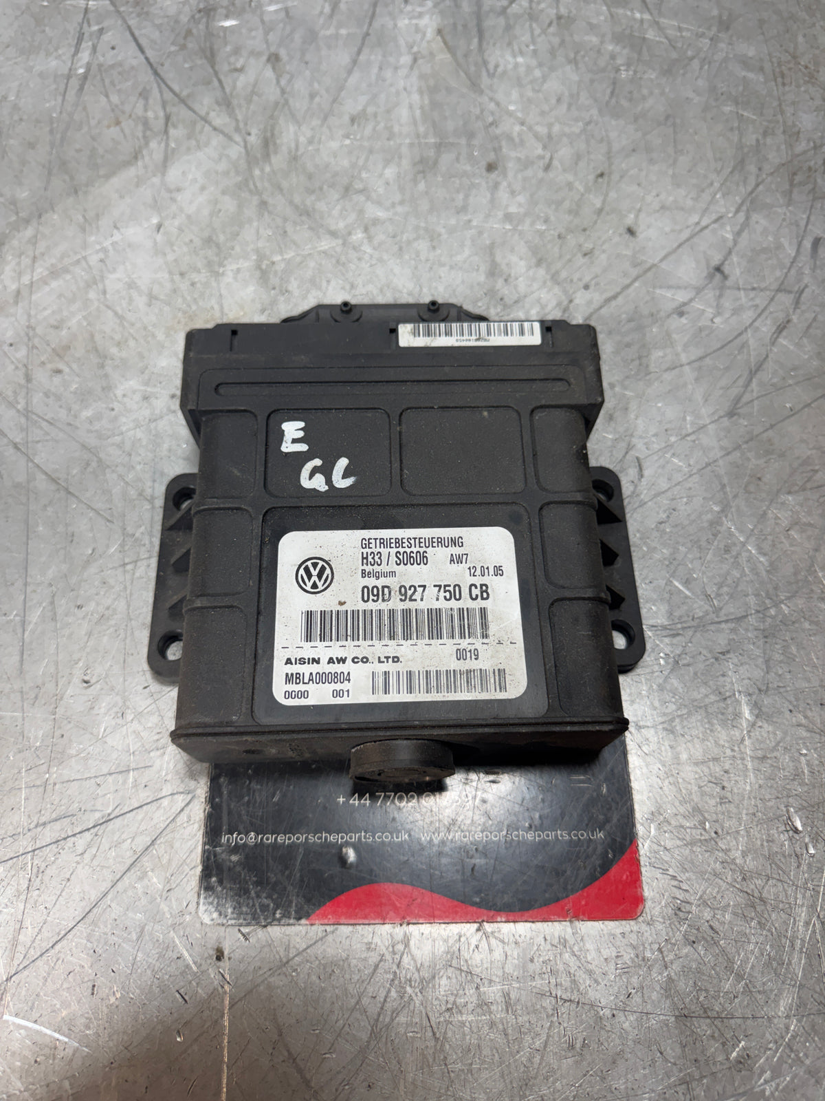 PORSCHE CAYENNE S - 2005 GEARBOX / TRANSMISSION ECU - 09D 927 750 CD