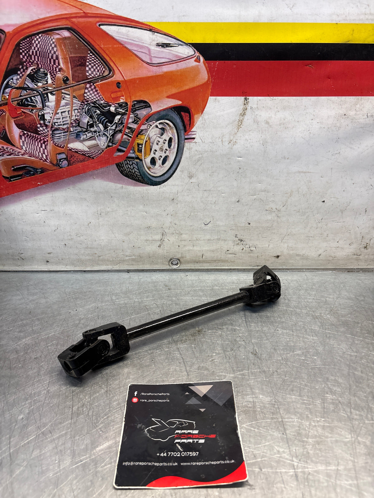 Porsche 944 / 968 power steering coloumn shaft, refurbished 94534702701