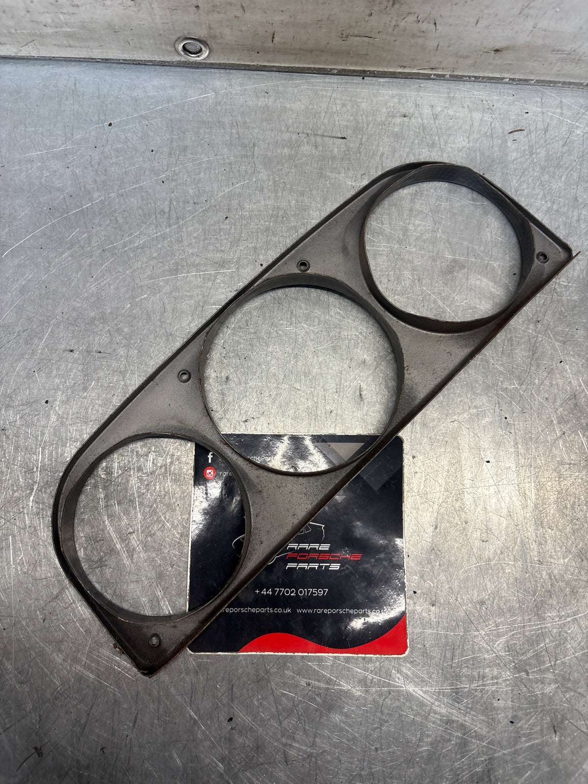 Porsche 914 gauge mounting bezel, used 91455220210