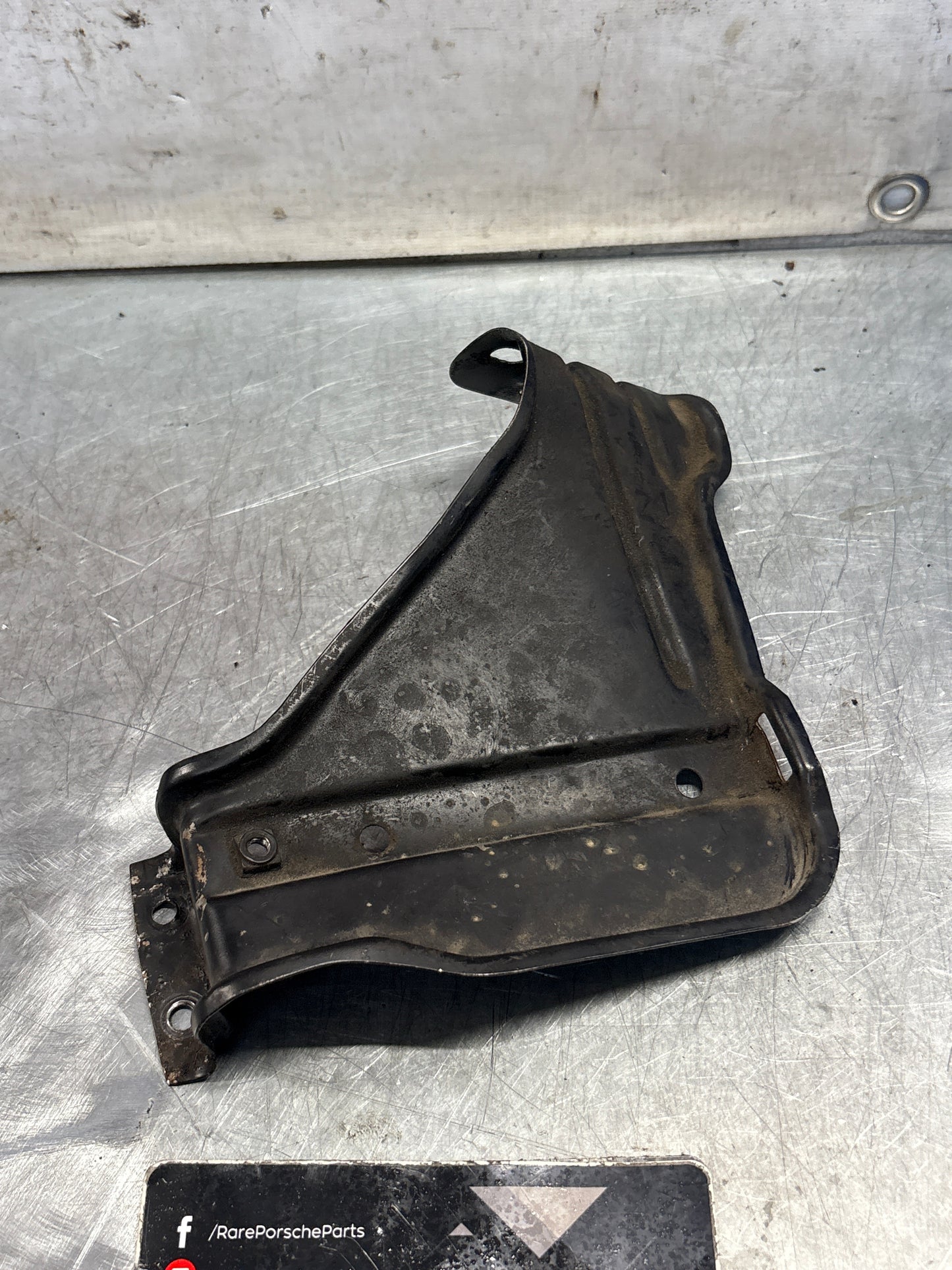 Porsche 924 coolant expansion tank bracket, used 477121413B