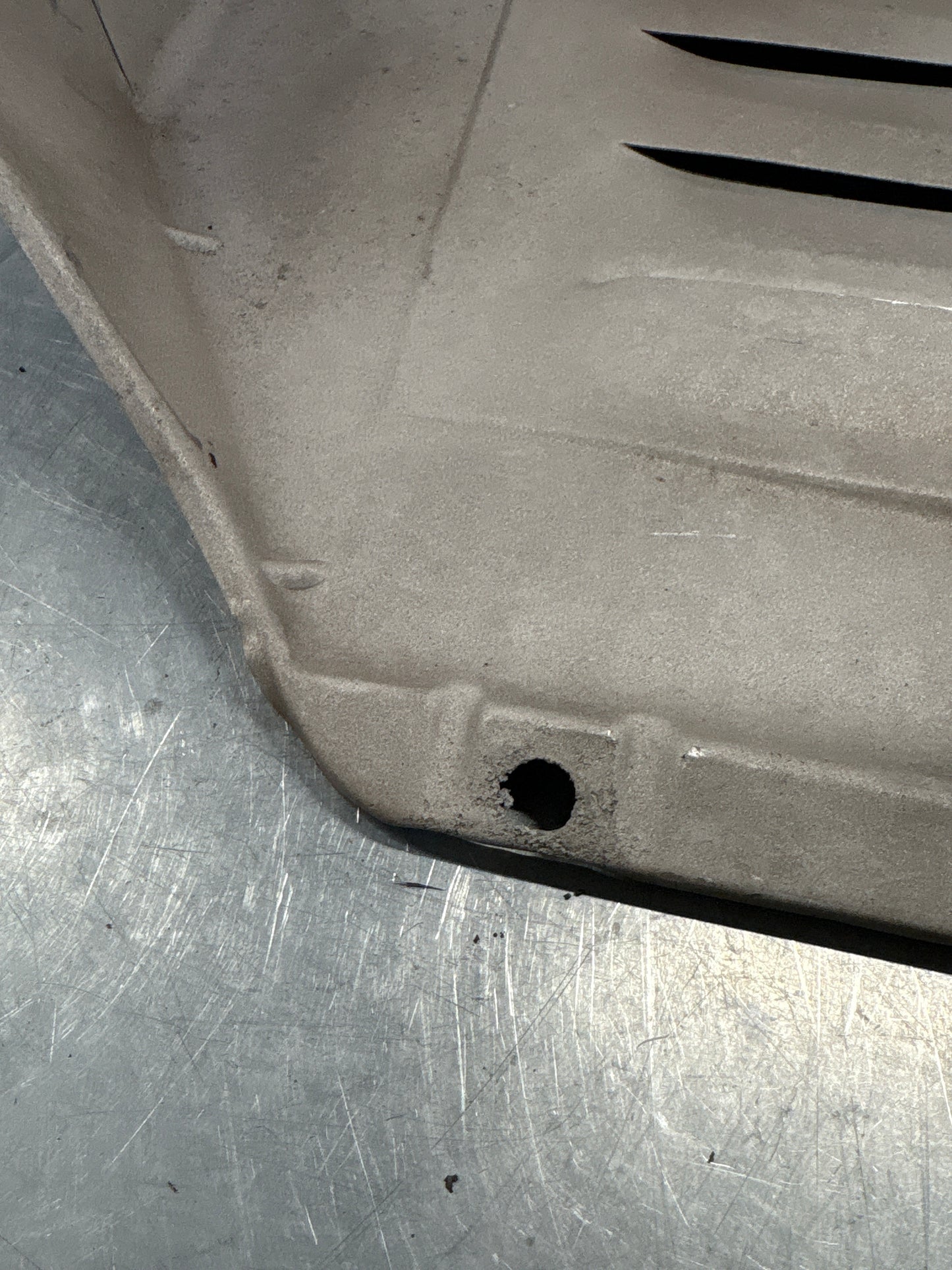 Porsche 944 engine tray / belly pan / undertray used. Aluminium. refurbished 94434116101