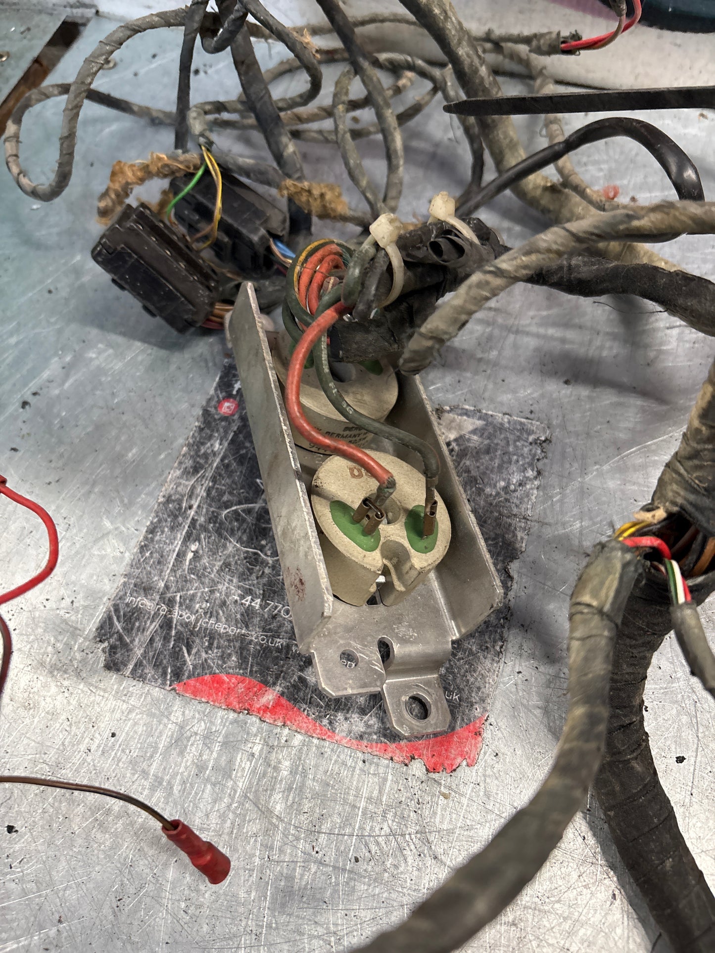 Porsche 944 Turbo 86- LHD Interior / Dashboard wiring loom, used 95161200604