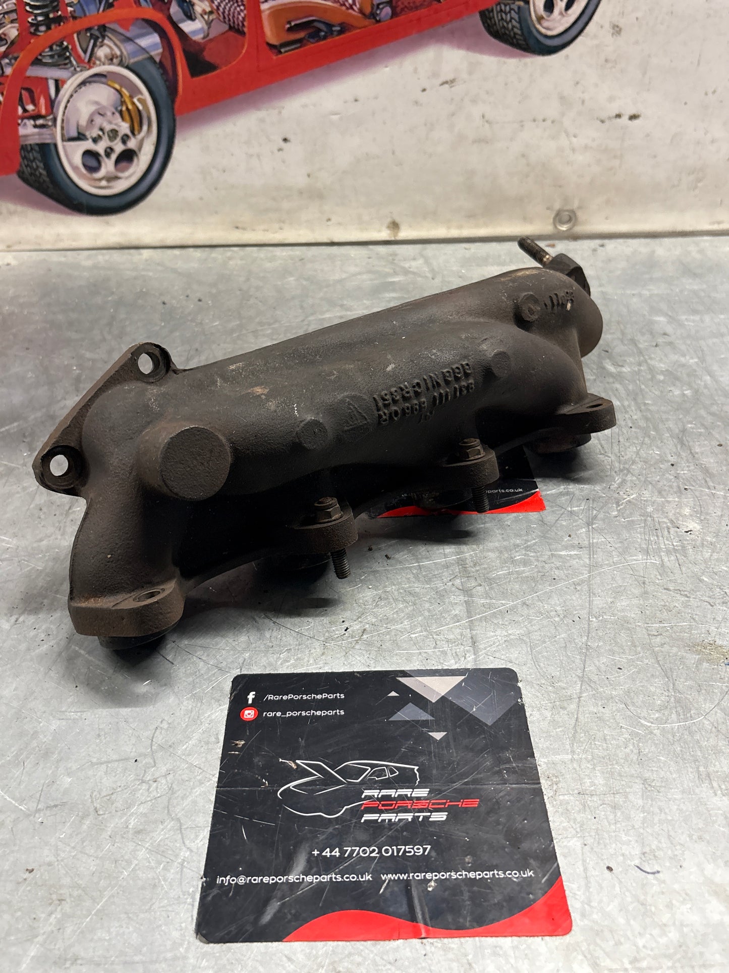 Porsche 924 Turbo exhaust manifold, used 9311115960R