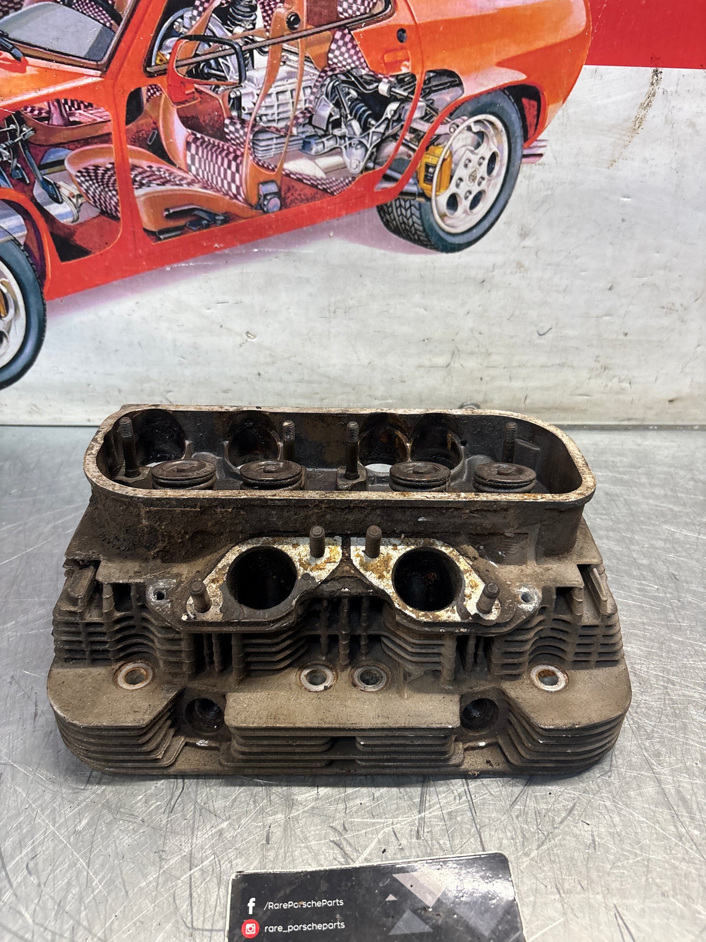Porsche 914, cylinder head, used 022101372