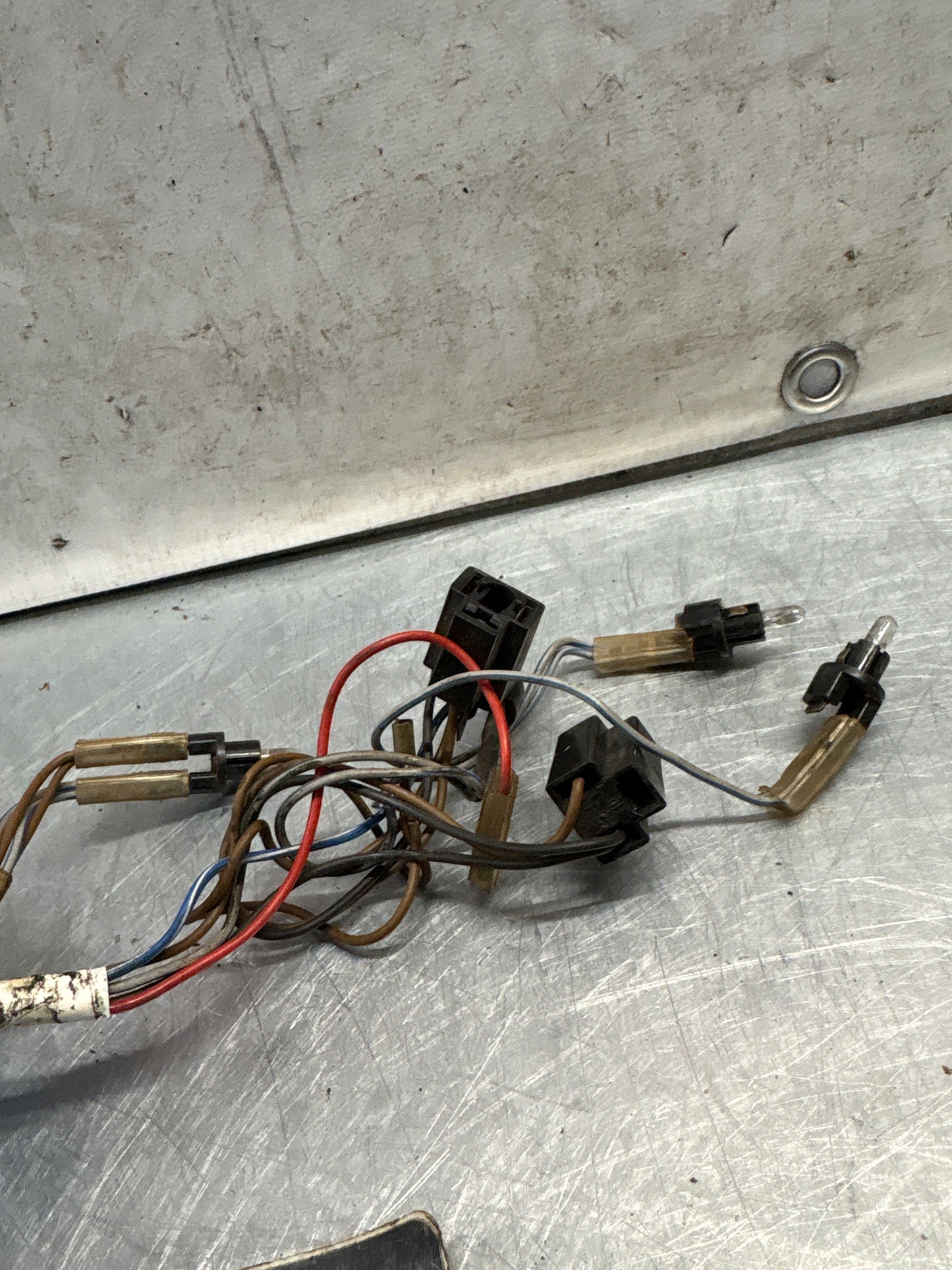 Porsche 924 76-79 instrument wiring harness, used 477971051