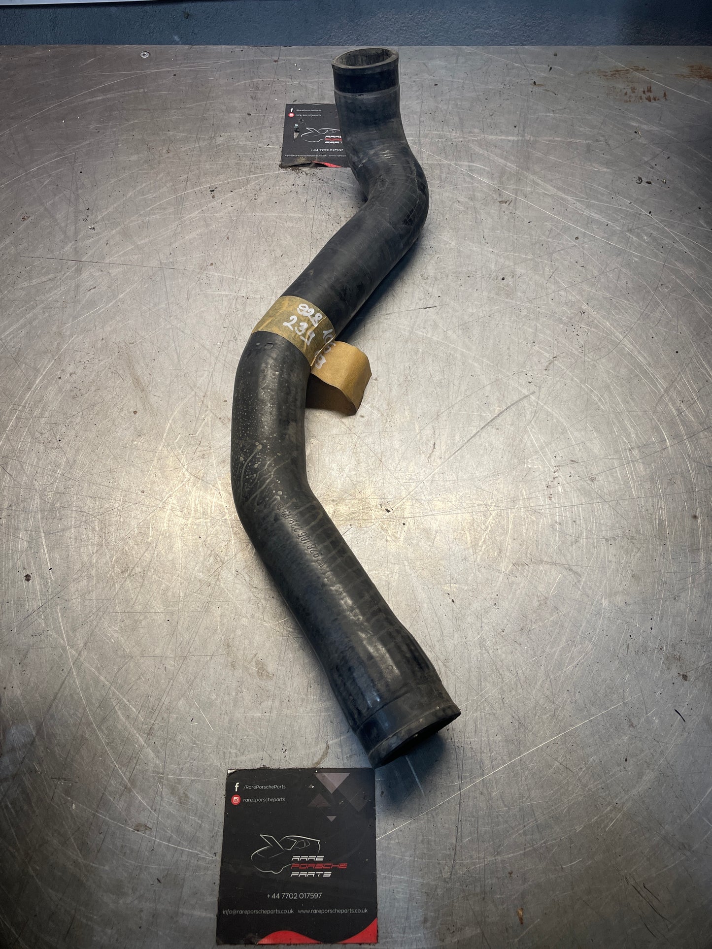 Porsche 928 radiator water hose, used 92810623909