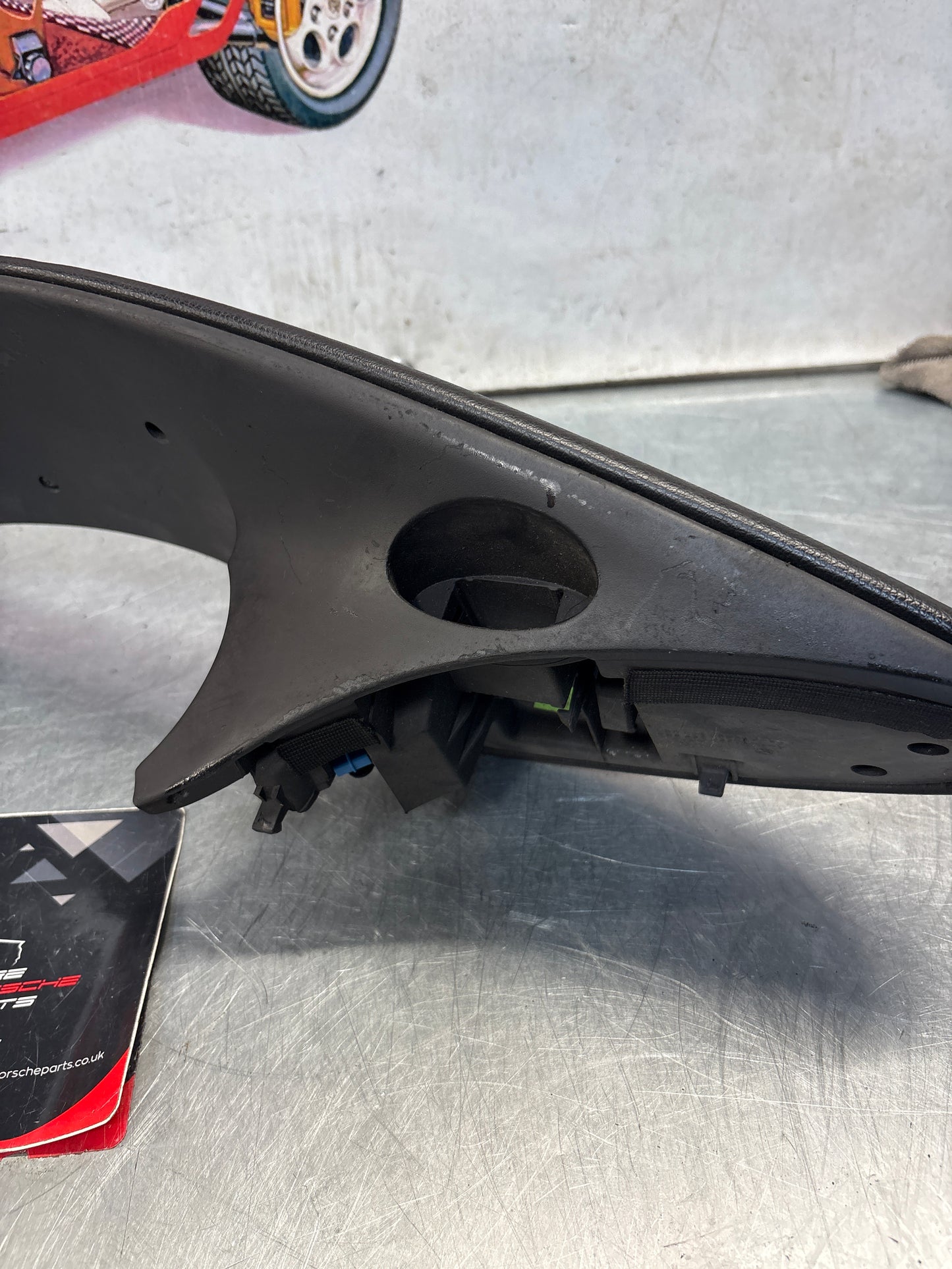 Porsche Boxster 986 dashboard cluster trim,black used 98655205500 / 98655205501