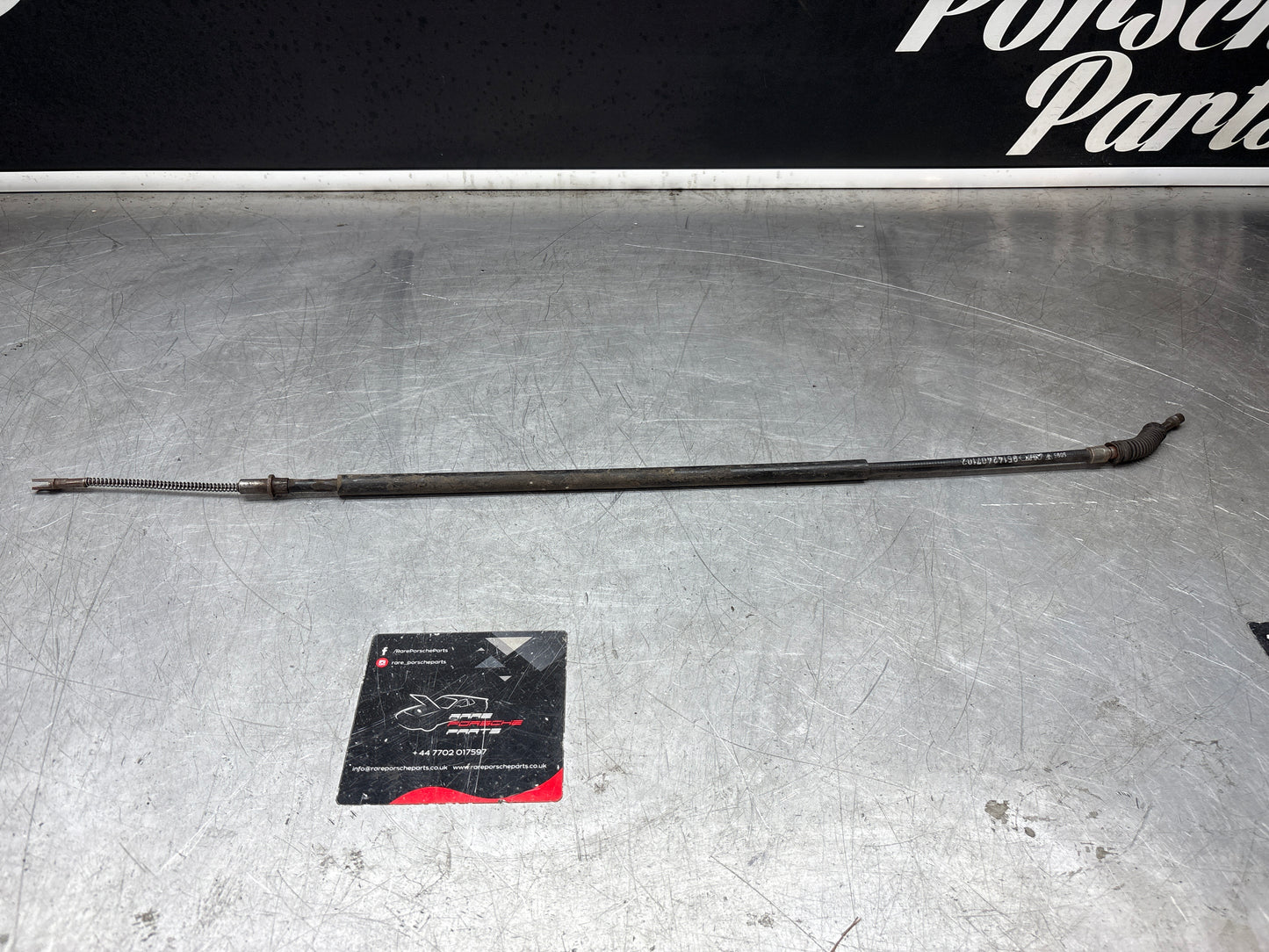 Porsche 944 short handbrake cable, used 95142407102