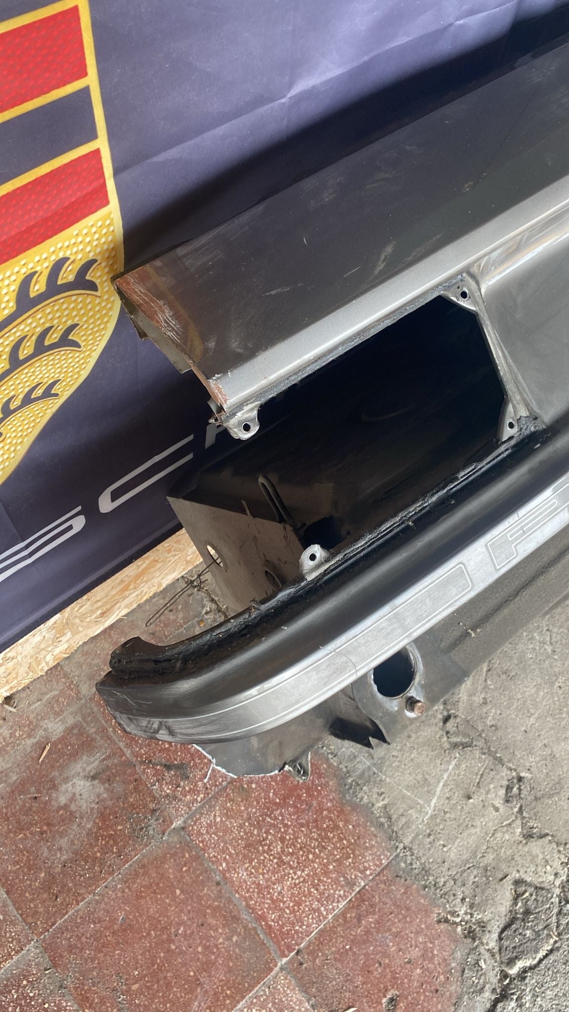 Porsche 944 complete rear cut used, 94450303701