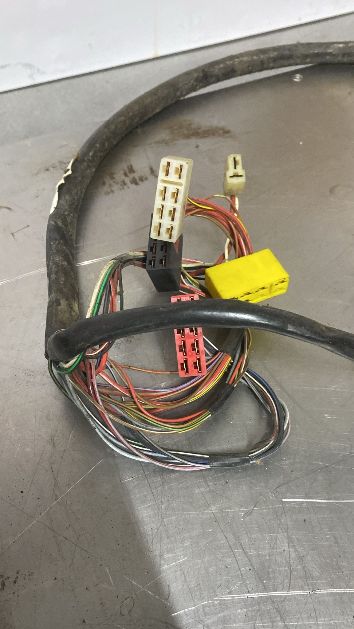 Porsche 928 S interior wiring harness, loom, rear section, from a LHD car, used 92861200424
