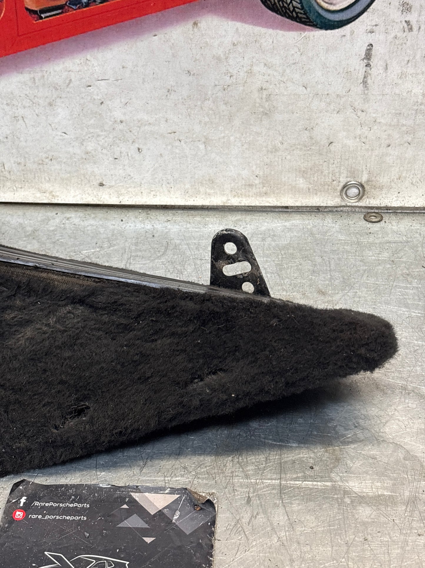 Porsche 928 black foot rest, 92855107102 used