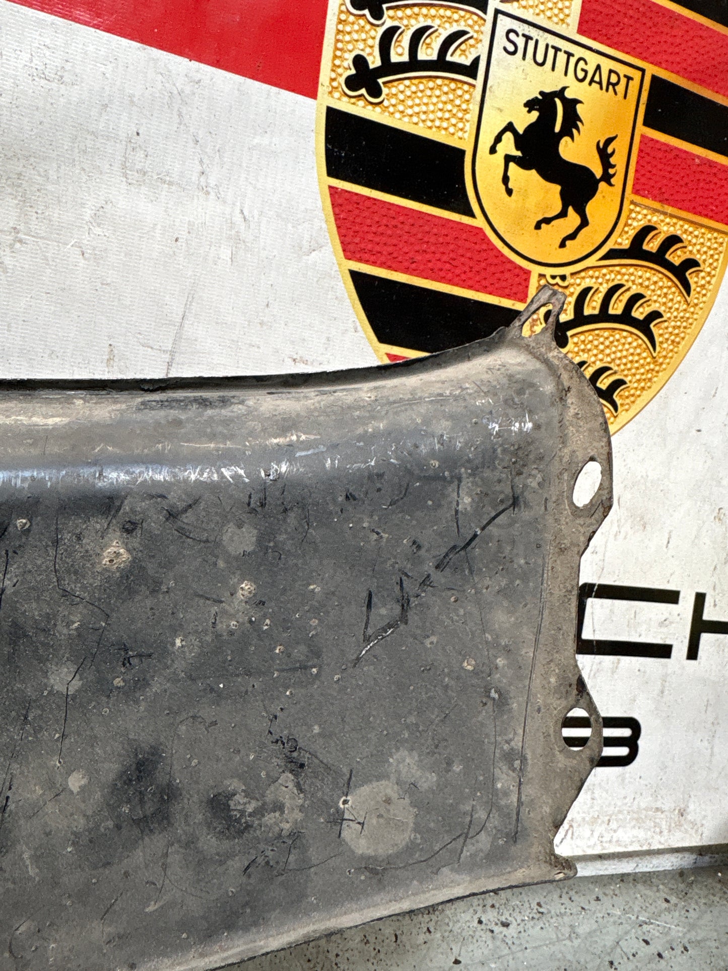 Porsche 924 Lower front valance, used, 94450303501 very nice condition