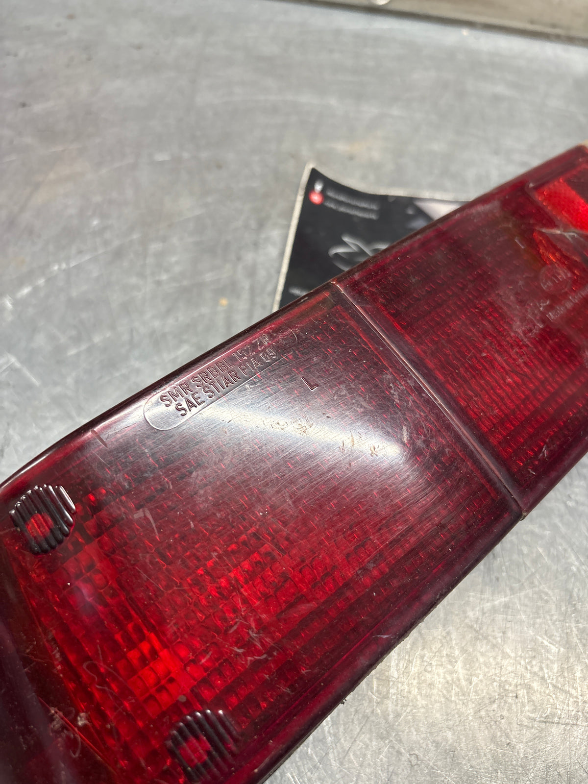 Porsche 914 left rear tail light, for spares or repair 91463140314