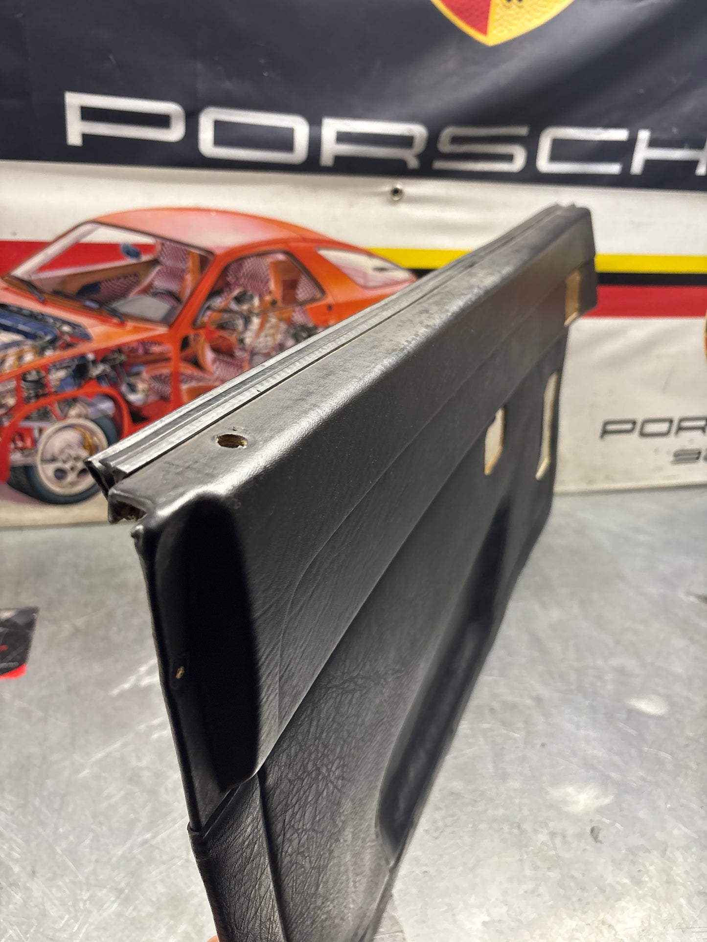 Porsche 924 / 944 left electric door card, LHD, used 477867011