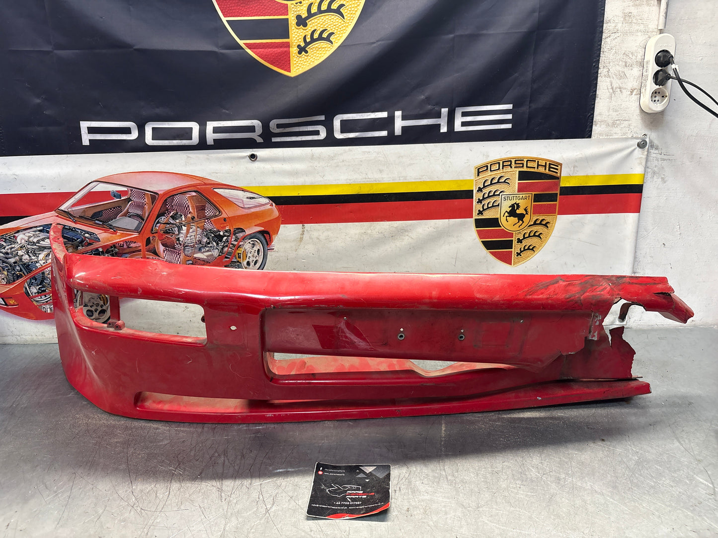 Porsche 924 Carrera GT bumper, for spares or repair 93750302102