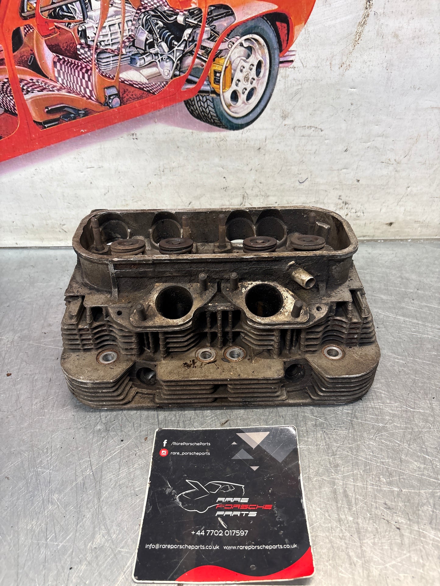 Porsche 914, cylinder head, right side, used 021101371Q