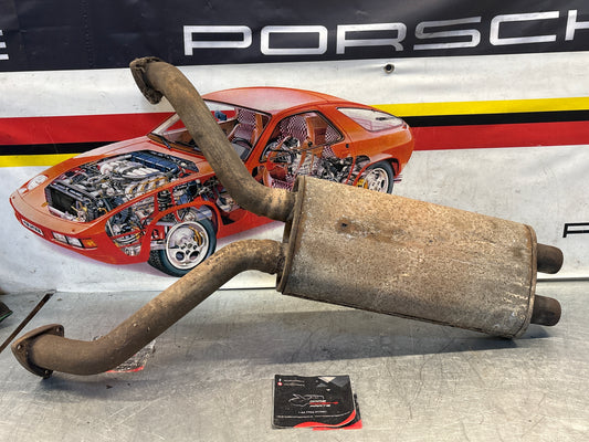Porsche 928 middle exhaust silencer, 92811109601 used