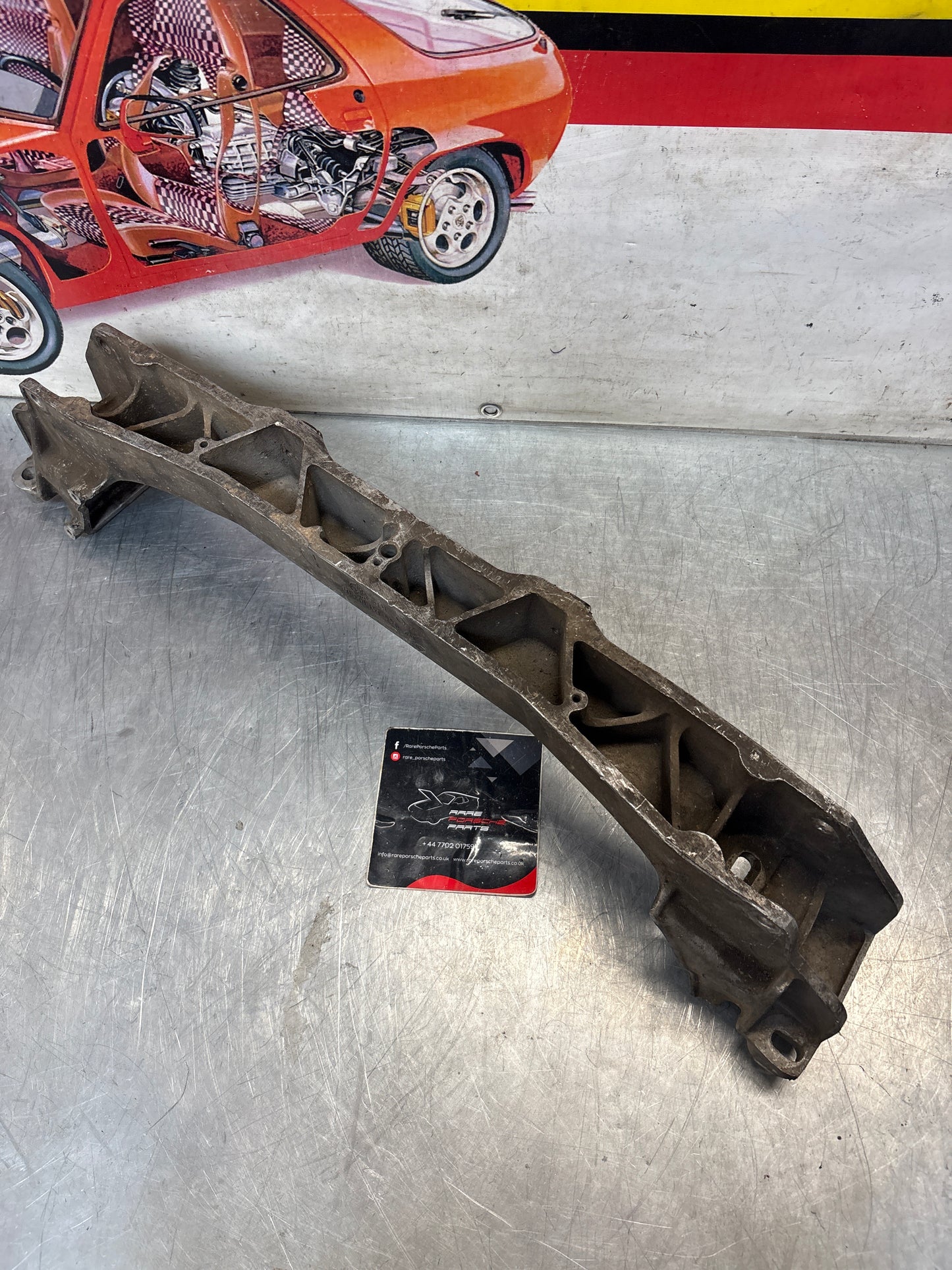 Porsche 944 Engine subframe bracket, used 94434110301