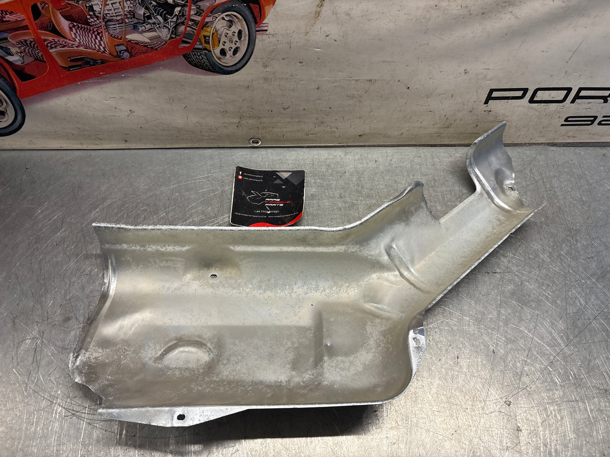 Porsche 928 79-80 heat shield protection plate 92850493104 Earlyer type without ribs, refurbished