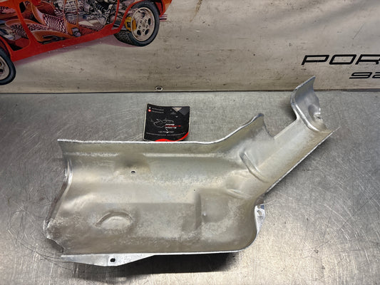 Porsche 928 79-80 heat shield protection plate 92850493104 Earlyer type without ribs, refurbished