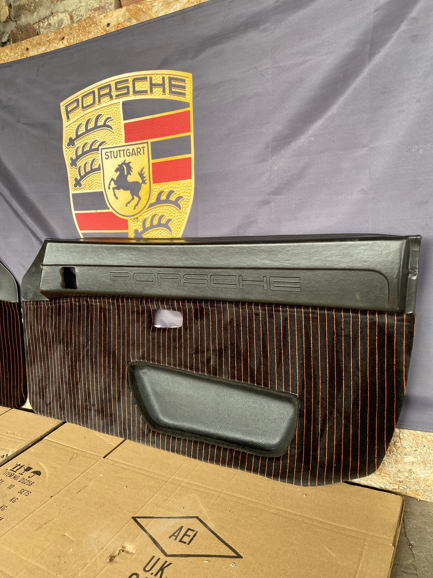 Porsche 924 Carrera GT Seat set with door cards, refurbished