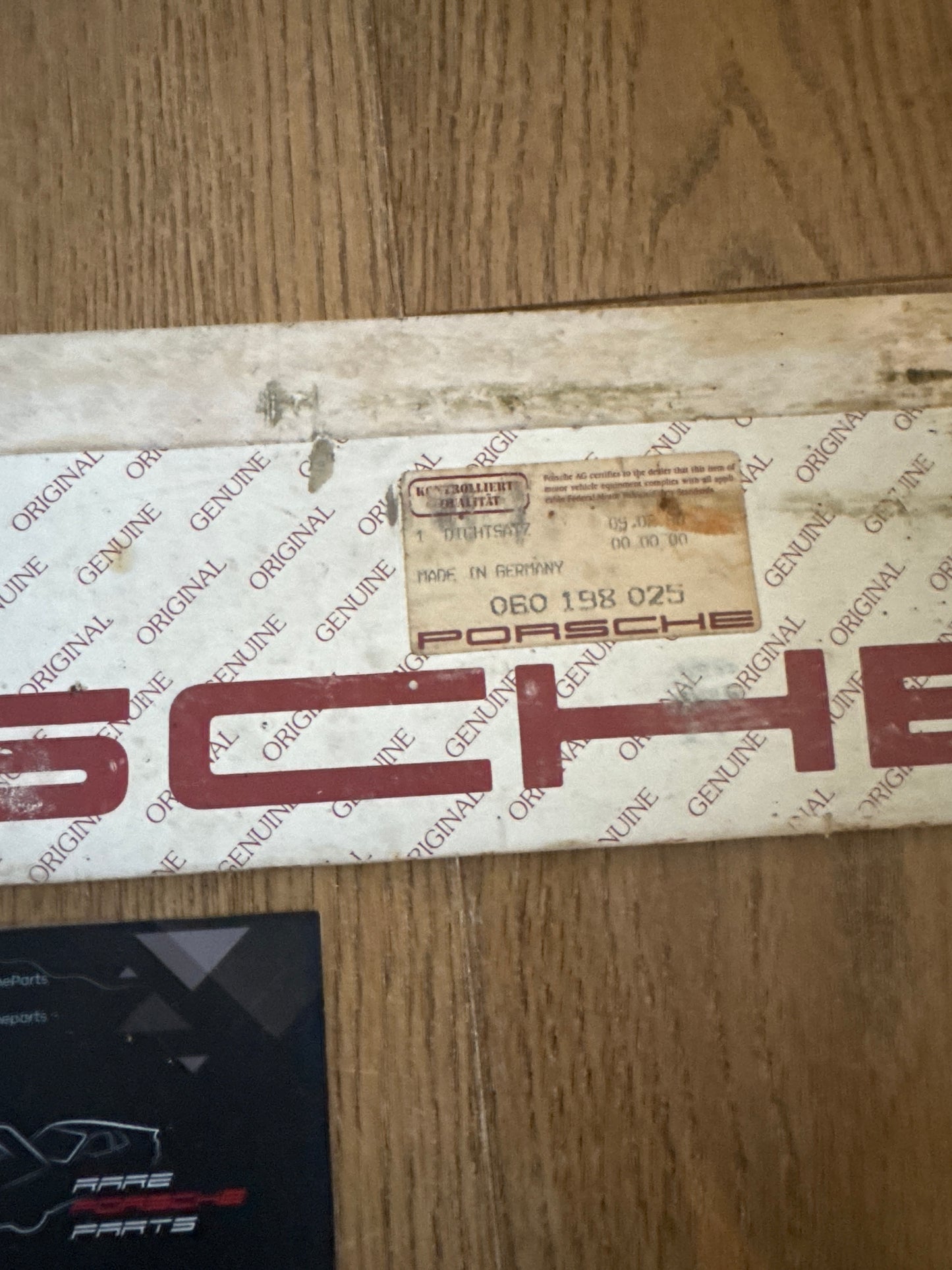 Porsche 924 rocker cover gasket set 060198025 New NOS