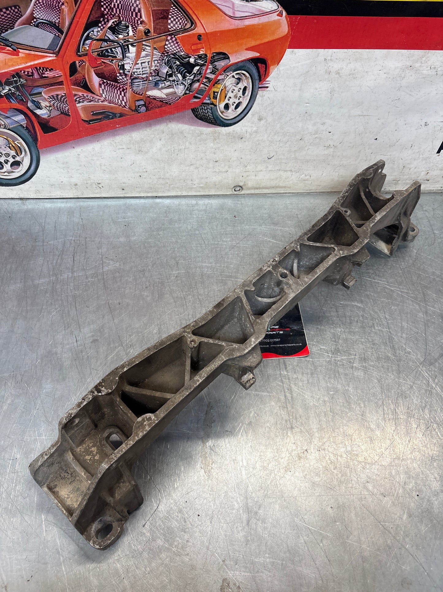 Porsche 944 Engine subframe bracket, used 94434110301
