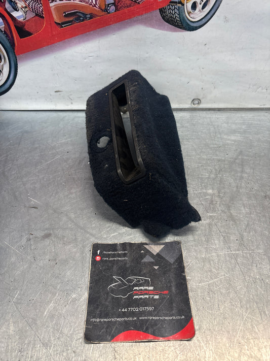 Porsche 928 handbrake sorround carpet, blue, used
