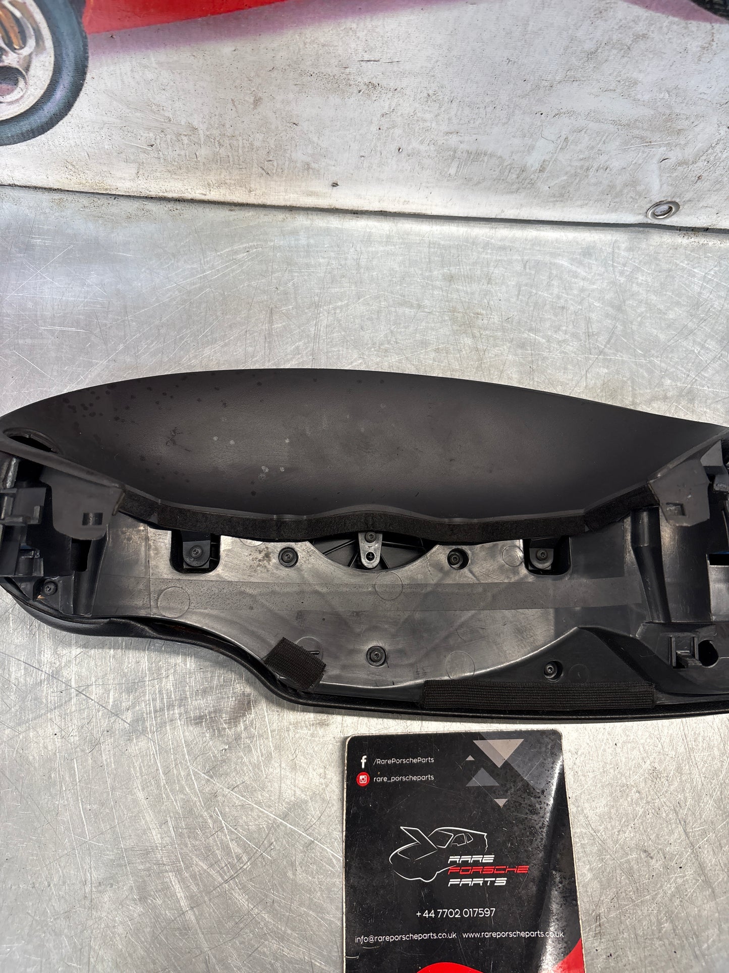 Porsche 911 996 dasboard cluster trim, used, black 99655205902