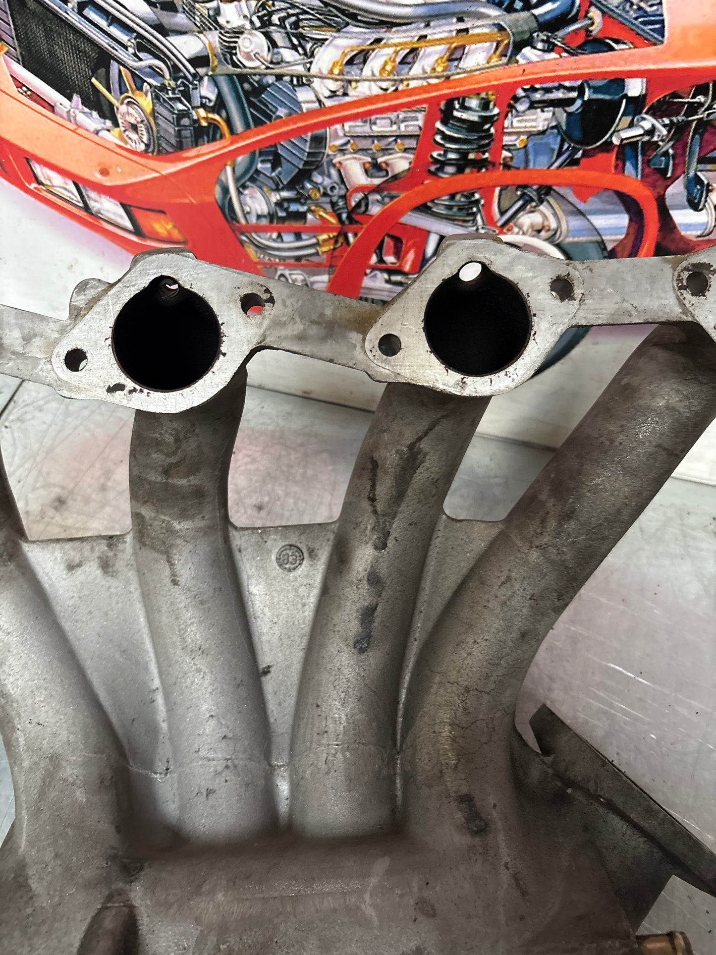 Porsche 924S 944 8V Inlet Intake manifold 9441101518R used