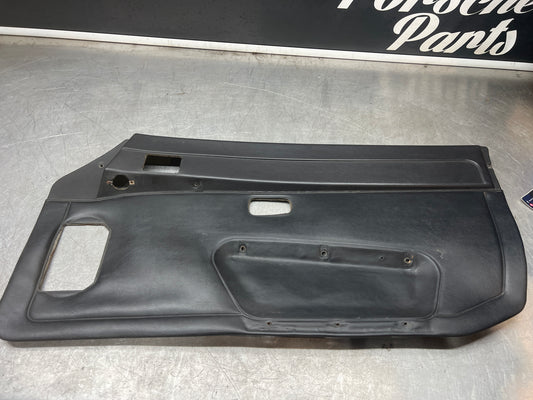 Porsche 924/944 early Porsche black door card used condition right side, Rhd, 478867012
