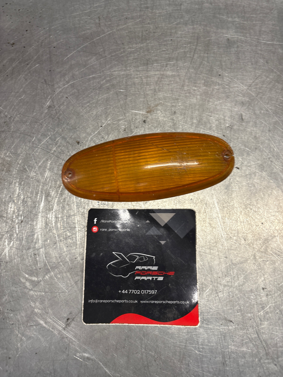 Porsche 914 indicator lense, used cracked 91463193411