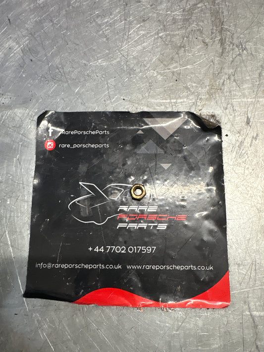 Porsche 928 handbrake cable turnbuckle nut, used N02214812 / 9000760100