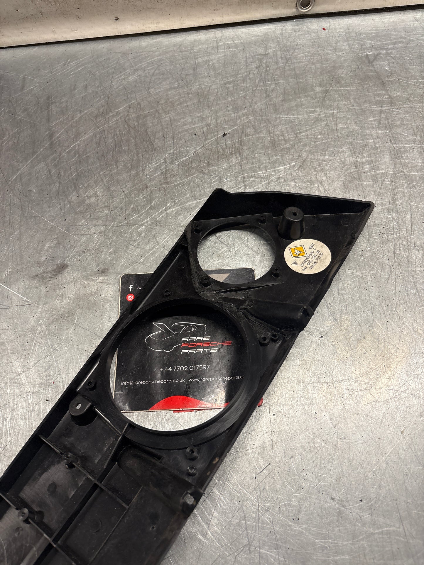 Porsche 944 right speaker board housing, used 94455514400 / 94464503600