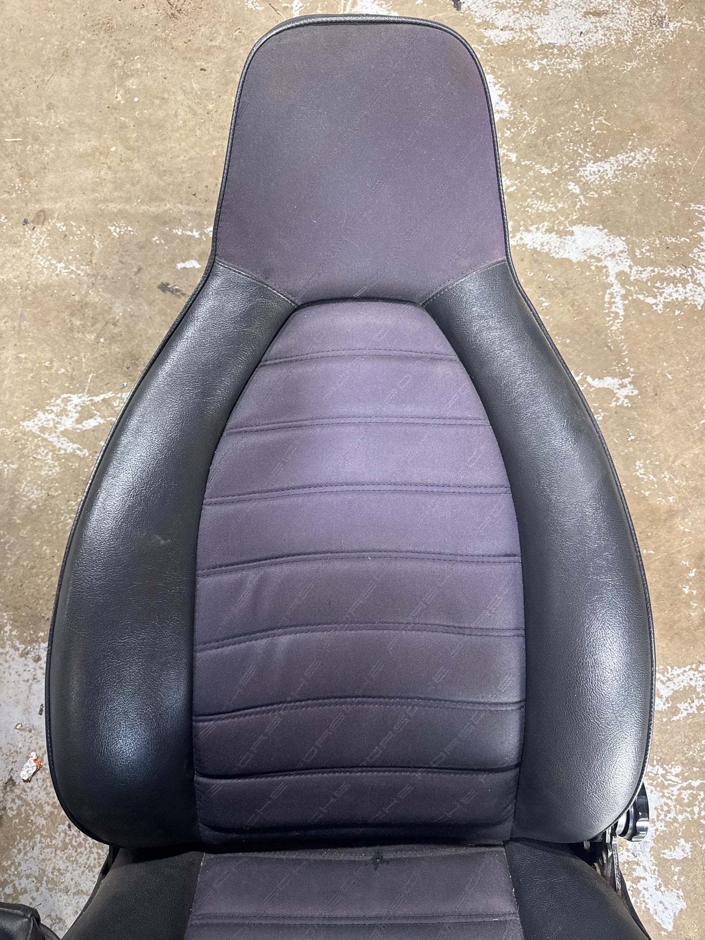 Porsche 924 / Early 944 Porsche Script seats, Pair. Used.