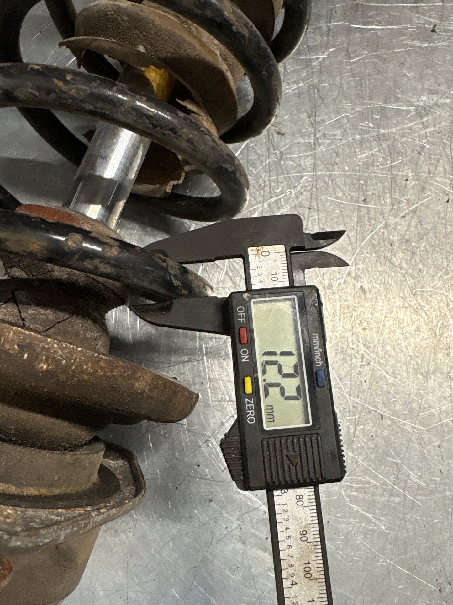 Porsche 944 Turbo front left shock absorber, used 95134303105