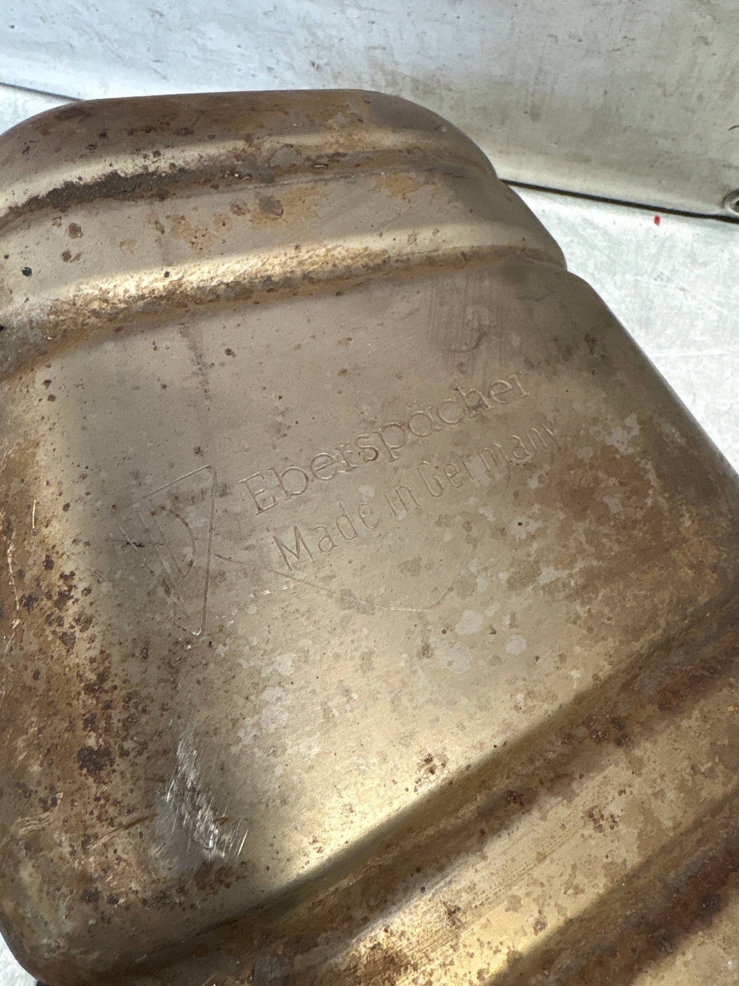 Porsche Boxster 981 main muffler, used 98111123101