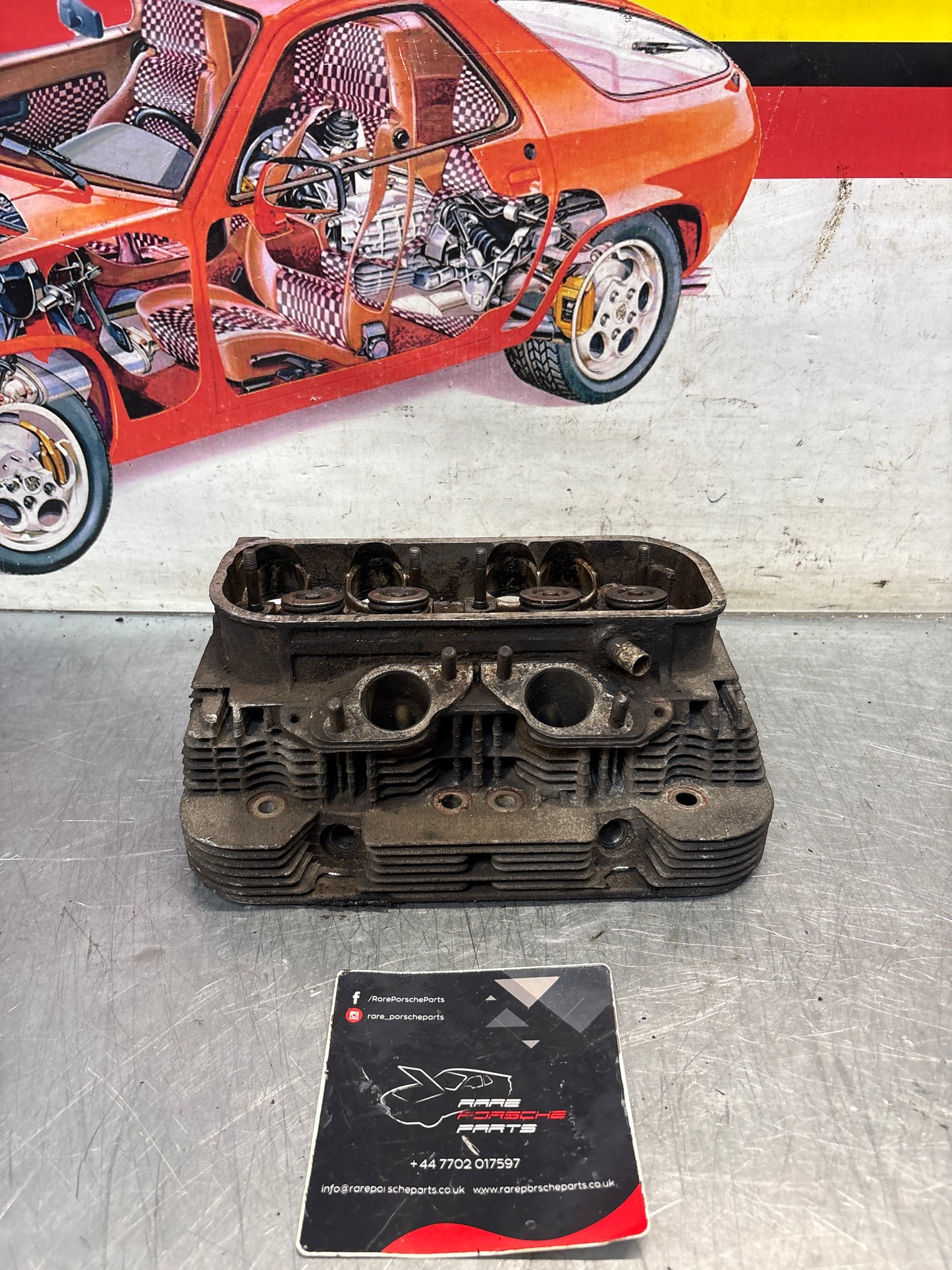 Porsche 914, cylinder head, right side, used 021101371J